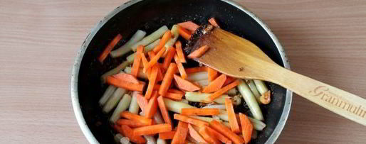 Шаг 4: удона со стручковой фасолью по-японски