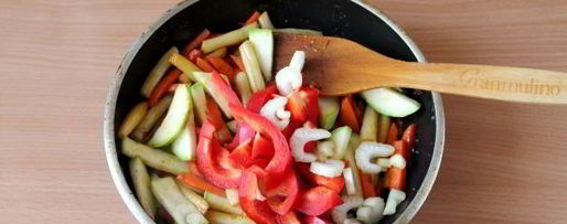 Шаг 6: удона со стручковой фасолью по-японски