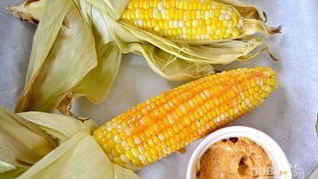 Рецепт Запеченной кукурузы с медом в духовке