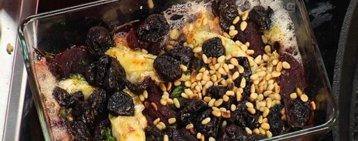 Шаг 1: запеченной свеклы с козьим сыром