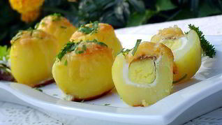 Рецепт Запеченного картофеля Сюрприз