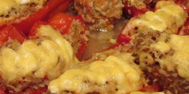 Рецепт запеченного перца под сыром