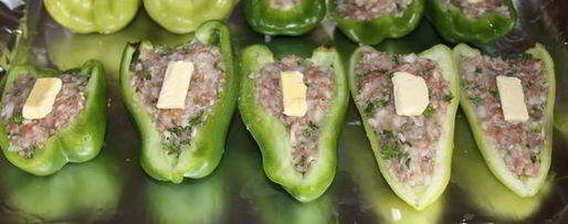 Шаг 4: запеченного перца под сыром