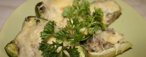 Шаг 6: запеченного перца под сыром