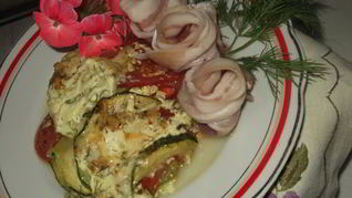 Рецепт Запеченных цуккини огратен