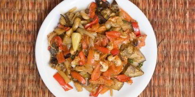 Рецепт запеченых овощей с чесноком и пармезаном