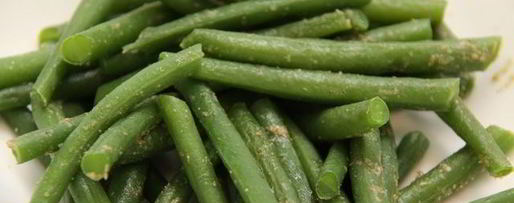 Шаг 3: зеленой фасоли с тахини и креветками