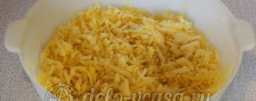 Шаг 1: жареной капусты с яйцом