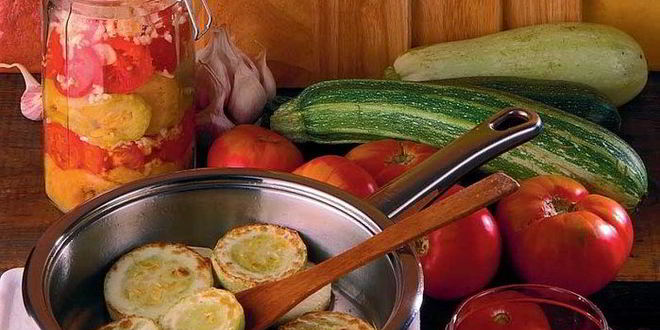 Рецепт жареных кабачков с чесноком