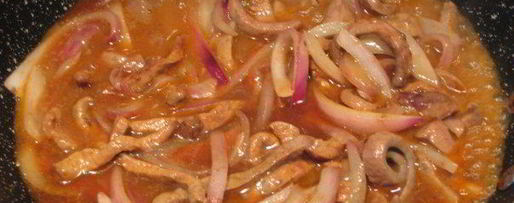 Шаг 5: говяжьей печени красавица востока