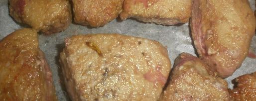 Шаг 13: говяжьей печени с яблоками и луком по-берлински