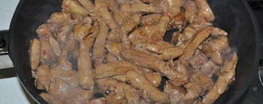 Шаг 2: говяжьей печени стир-фрай