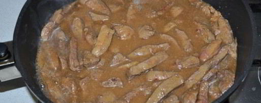 Шаг 4: говяжьей печени стир-фрай