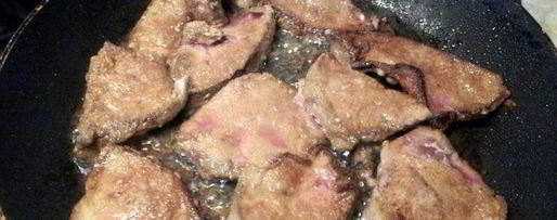 Шаг 1: говяжьей печени в сливочном соусе