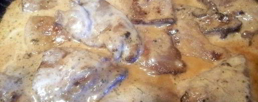 Шаг 2: говяжьей печени в сливочном соусе