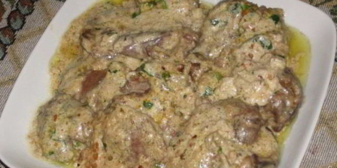 Рецепт говяжьей печени в сметане