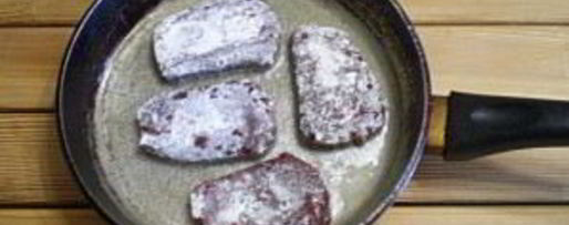 Шаг 3: говяжьей печени жареной