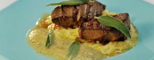 Шаг 3: говяжьей печенки с томленым луком