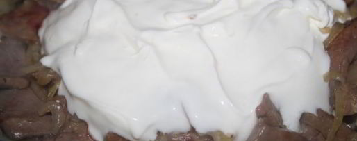 Шаг 6: индюшиной печени в сметанно-луковом соусе