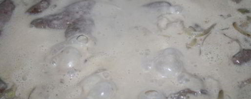 Шаг 7: индюшиной печени в сметанно-луковом соусе