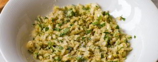 Шаг 6: кроличьей печени с луком в конверте из пергамента