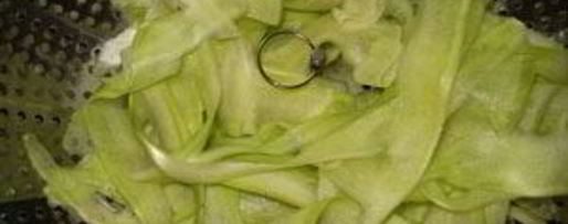 Шаг 5: куриной печени с лимонно-медовым соусом и кабачковой лапшой