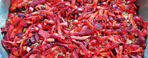 Шаг 14: куриной печени с овощами и гречкой