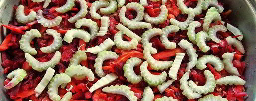 Шаг 16: куриной печени с овощами и гречкой