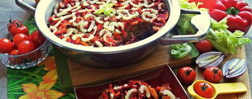 Шаг 21: куриной печени с овощами и гречкой