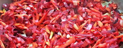 Шаг 6: куриной печени с овощами и гречкой