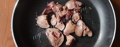 Шаг 4: куриной печени запеченной с сыром