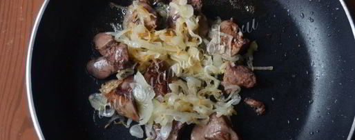 Шаг 5: куриной печени запеченной с сыром