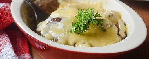 Шаг 8: куриной печени запеченной с сыром