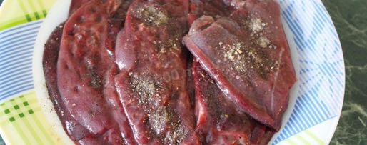 Шаг 1: отбивных из печени в кляре