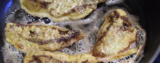 Шаг 4: отбивных из печени в кляре