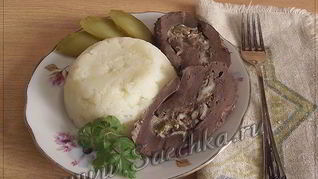 Рецепт Печени фаршированной