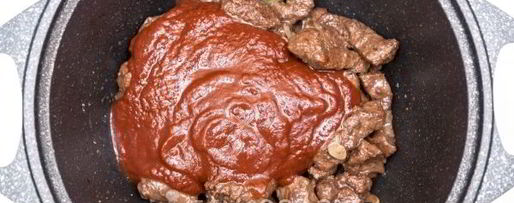 Шаг 10: печени говяжья, тушенная в томатно-соевом соусе