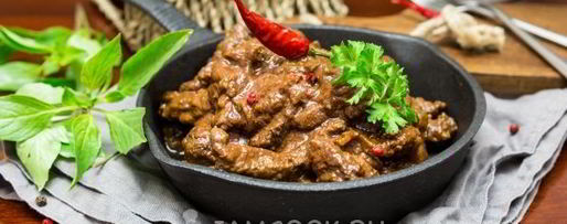 Шаг 11: печени говяжья, тушенная в томатно-соевом соусе