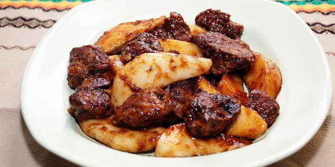 Рецепт печени куриной на сковороде