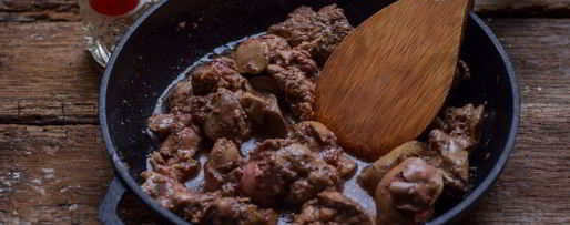 Шаг 1: печени куриной в сливках