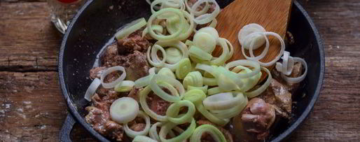 Шаг 2: печени куриной в сливках