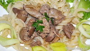 Рецепт Печени куриной в сметане