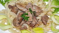 Рецепт Печени куриной в сметане