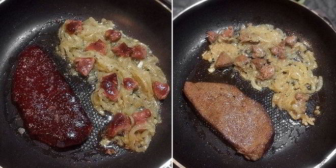 Рецепт печени по-венециански