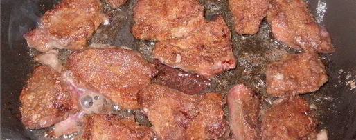 Шаг 2: печени с апельсинами в соусе