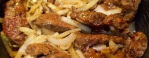 Шаг 2: печени с луком по-венециански