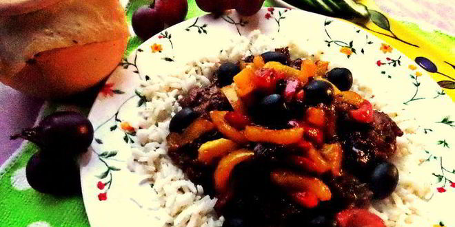 Рецепт печени с луковым конфитюром