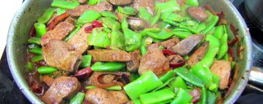 Шаг 6: печени с плоской стручковой фасолью