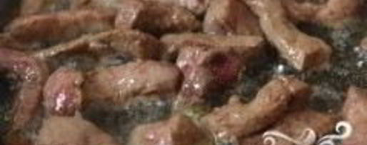 Шаг 3: печени с яблоками