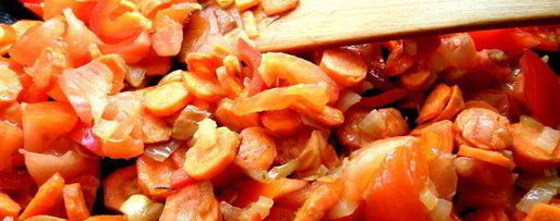 Шаг 9: печени в горшочке в сметанно-томатном соусе с овощами